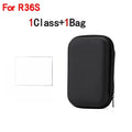 For R36S/R35XX Game Console Storage Bag EVA Hard Portable Protective Case Accessories R36S Silicone Cover, Screen Protector Film