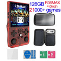 Open Source R36MAX Retro Handheld Video Game Console RK3326 Chip 64/128G Portable Pocket Game Player 4‘’HD Screen R36 PRO R36S