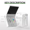 2026 MIYOO Mini Flip Retro Handheld Game Console - 2.8'' IPS Screen, Portable Retro Game Emulator, Gift for Gamers