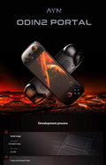 Ayn Odin 2 Portal Odin2 7inch Game Console 8000mah 8gen2 Open Source Retro Video 120hz Screen Handheld Game Player pc customized