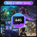 Game Card for R36S with 18000+ Retro Game 64G Gaming Card for PSP/PS1/GB/GBA/GBC/MD/SFC/CPS1/CPS2 EmuELEC4.7 Plug&Play Game Card