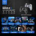 FANTECH NOVA IID WGP16D Wireless Game Controller for PS5 Hall Joystick and Trigger Built-in Gyro Sensor BT5.3 and Wired Gamepad