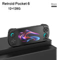 Retroid Pocket 6 RP6 Handheld Game Console Android 8GEN2 5.5 Inch 1080P 120Hz OLED Screen 6000mAh with Hall-Effect PSP PS2 Game