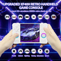Upgraded XF40H Handheld Game Console, WiFi Online for Multiplayer Preloaded Emulators 4.0 Inch 4KHD IPS Screen Open Source Linux
