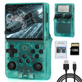 R40S Pro Retro Gaming Console 3.5-Inch IPS Screen,30000+ HD Games Handheld Game Console,3800mAh Rechargeable with 128GB TF Card