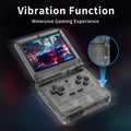POWKIDDY Retro Flip V90S Portable Handheld Game Console 3.5-inch 640*480 IPS Screen A133Plus Vibration Function Children's Gifts