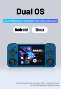 ANBERNIC RG353M Handheld Game Console 3.5 Inch Multi-touch Screen Dual OS Aluminum Alloy Shell HDMI-compatible WIFI Gaming Video Player