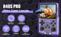 FLLBW R40S Rro Retro Handheld Video Game Console 3.5 Inch IPS Screen Pocket Video Player 30000+ Games 256GB
