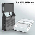 Silicone Protective Case for R36s, For R36s Handheld Game Console Accessories, Anti-Scratch Washable Silicone Case with Lanyard
