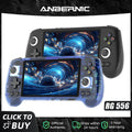 Anbernic RG556 Retro Handheld Game Console 64bit Android 13 System Unisoc T820 5.48-inch AMOLED Screen Hall Joystick Game Player