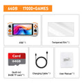 KINHANK K56 Handheld Game Console 5.5'' Touch Screen 50 Emulators for PS1/PSP/DC/SS Android 14 5000mAh WIFI5 Retro Game Player