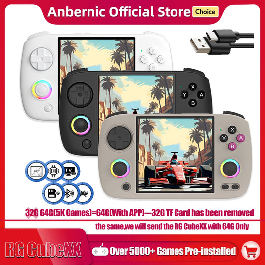 iGameConsole Anbernic Best Retro Handheld Gaming Console 2026 | 10000 Preloaded GBA SNES PS1 Games Plug and Play | Back to School Gift for Kids Adults Dad | 3.95 Inch IPS Linux 64GB Emulator Console | Nostalgic Classic Gaming Childhood Memories