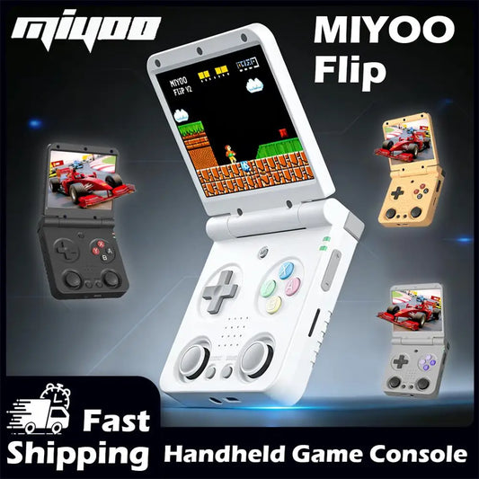 iGameConsole MIYOO Best Premium Retro Handheld Console 2026 | 10000 Preloaded GBA SNES PS1 Games Plug and Play | Back to School Gift for Kids Adults Dad | 2.8 Inch IPS Linux 64GB Emulator Console | Nostalgic Classic Gaming Childhood Memories