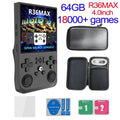 Open Source R36MAX Retro Handheld Video Game Console RK3326 Chip 64/128G Portable Pocket Game Player 4‘’HD Screen R36 PRO R36S