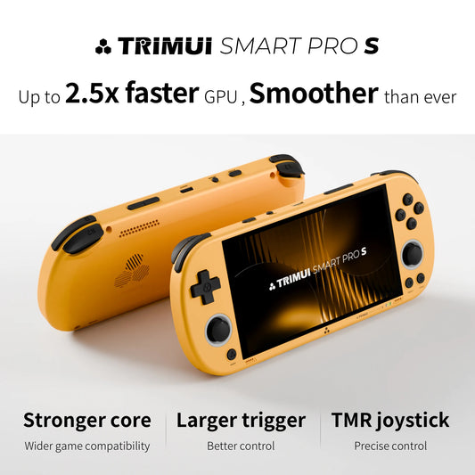 iGameConsole Trimui Smart Best Premium Retro Handheld Console 2026 | 10000 Preloaded GBA SNES PS1 Games Plug and Play | Back to School Gift for Kids Adults Dad | 4.96 Inch IPS Linux 64GB Emulator Console | Nostalgic Classic Gaming Childhood Memories