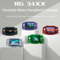 Anbernic RG34XX Retro Handheld Game Consoles RG 34XX Classic Retro Gaming Player Linux 64-bit 3500mAh Battery WiFi Bluetooth HD