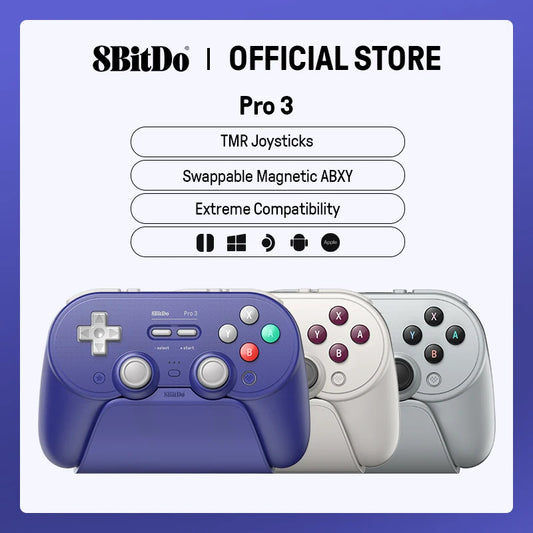 iGameConsole 8BitDo Pro Best Premium Retro Handheld Console 2026 | 10000 Preloaded GBA SNES PS1 Games Plug and Play | Back to School Gift for Kids Adults Dad | Linux 64GB Emulator Console | Nostalgic Classic Gaming Childhood Memories