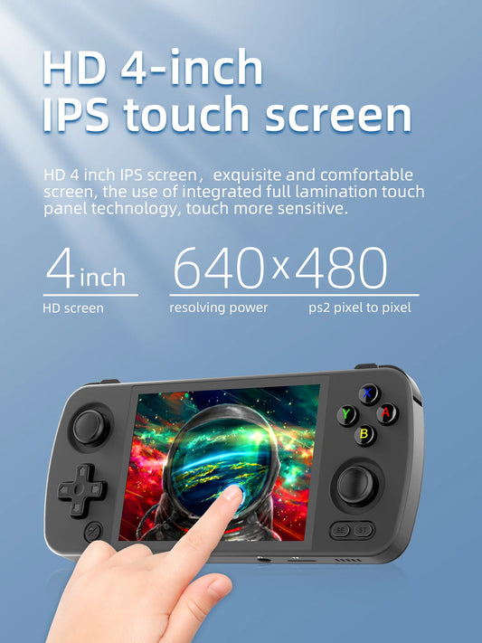 iGameConsole Anbernic Best Retro Handheld Gaming Console 2026 | 10000 Preloaded GBA SNES PS1 Games Plug and Play | Back to School Gift for Kids Adults Dad | 4 Inch IPS Android 64GB Emulator Console | Nostalgic Classic Gaming Childhood Memories
