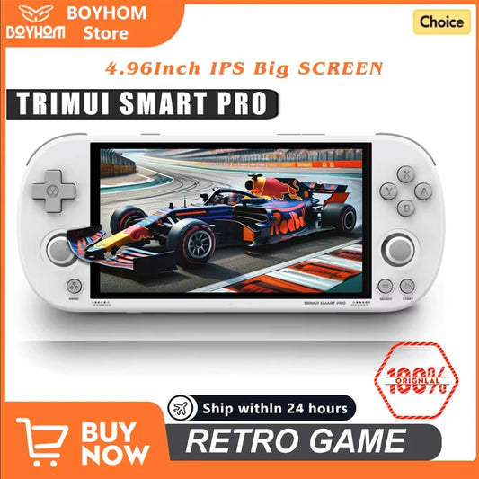 iGameConsole Trimui Smart Best Premium Retro Handheld Console 2026 | 10000 Preloaded GBA SNES PS1 Games Plug and Play | Back to School Gift for Kids Adults Dad | Linux 64GB Emulator Console | Nostalgic Classic Gaming Childhood Memories