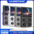 Anbernic RG353V RG353VS Retro Handheld Game Console 3.5” IPS Screen RK3566 Video Portable Player 4000+Games Support Wired Handle