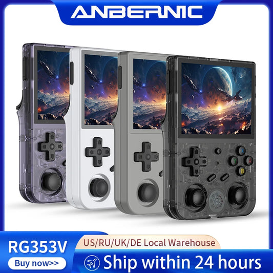iGameConsole Anbernic Best Retro Handheld Gaming Console 2026 | 4000 Preloaded GBA SNES PS1 Games Plug and Play | Back to School Gift for Kids Adults Dad | 3.5 Inch IPS Linux 64GB Emulator Console | Nostalgic Classic Gaming Childhood Memories