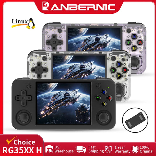 iGameConsole RG35XX Best 5G WiFi Retro Handheld Console 2026 | 10000 Preloaded GBA SNES PS1 Games Plug and Play | Back to School Gift for Kids Adults Dad | 3.5 Inch IPS Linux 64GB Emulator Console | Nostalgic Classic Gaming Childhood Memories
