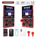 FLLBW XF40V Retro Handheld Game Console Linux 4.0'' IPS Screen Supports WiFi Arcade Joystick Portable Pocket Video Games Player