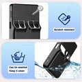 R36S Silicone Protective Case with Lanyard Anti-fall Anti-scratch Anti-slip Soft Shell Full Fit Cover Skin Accessories - Black