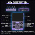 FLLBW R40S Rro Retro Handheld Video Game Console 3.5 Inch IPS Screen Pocket Video Player 30000+ Games 256GB