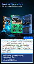 128GB R40XX ProMAX 4.2 inch 1024*768 Screen 4500mAh Handheld Retro Game Console Portable Pocket Video Gaming Wifi Game Boys Gift