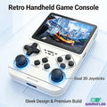 GAMINJA New Open Source Retro Handheld Video Game Console Buit in 64GB Card Emulator for PS1/PSP/DC/N64/SS 3.5 Inch IPS Screen