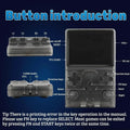 FLLBW R40S Rro Retro Handheld Video Game Console 3.5 Inch IPS Screen Pocket Video Player 30000+ Games 256GB