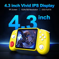 iGameConsole RG43H Pro Best Premium Retro Handheld Console 2026 | 10000 Preloaded GBA SNES PS1 Games Plug and Play | Back to School Gift for Kids Adults Dad | 4.3 Inch IPS Linux 64GB Emulator Console | Nostalgic Classic Gaming Childhood Memories