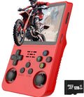 R36S Classic Retro Game Console with ARKOS System Video Games Single Card Portable Hand-held Gaming Console Kids Gift 3.5 Inch