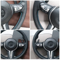 M Sport Full Leather Steering Wheel For BMW M3 F30 F15 F16 F20 F21 F25 F26 M5 F10 F11 F06 F07 F12 F13 F01 E90 E90 X5 E70 E87 E81