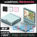 Anbernic RGSP 64 Bit Retro Handheld Game Player 16G Built-in Linux System Foldable 3.4 Inch IPS Screen Retro Game Console RG SP