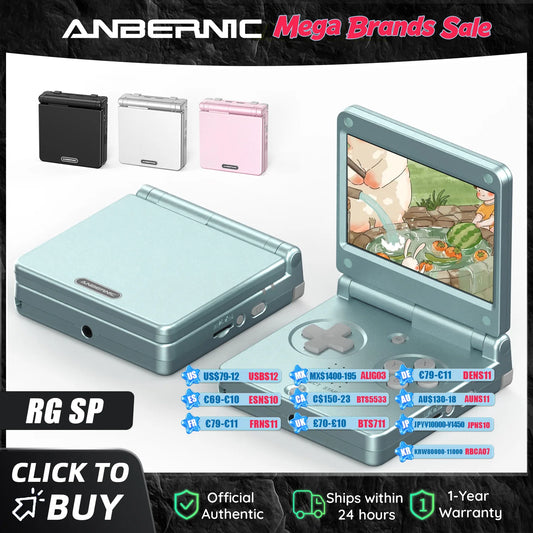 iGameConsole Anbernic Best Retro Handheld Gaming Console 2026 | 10000 Preloaded GBA SNES PS1 Games Plug and Play | Back to School Gift for Kids Adults Dad | 3.4 Inch IPS Linux 64GB Emulator Console | Nostalgic Classic Gaming Childhood Memories