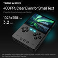 TRIMUI BRICK CNC Metal Retro Handheld Console 3.2"  1024x768 IPS Linux Mood LED Free Keycap 3000mAh WiFi Gift for Game Lovers