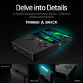 TRIMUI BRICK Portable Retro Game Console 400PPI IPS Screen Linux System 3000mAh Long-life LED Effect Game Lovers Keycaps free