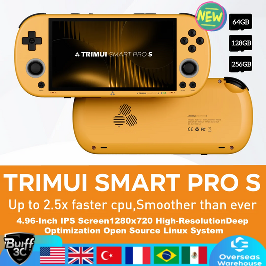 iGameConsole Trimui Smart Best Premium Retro Handheld Console 2026 | 10000 Preloaded GBA SNES PS1 Games Plug and Play | Back to School Gift for Kids Adults Dad | Linux 64GB Emulator Console | Nostalgic Classic Gaming Childhood Memories