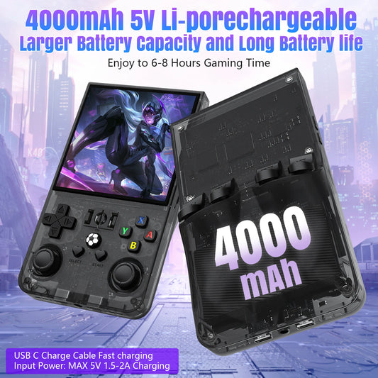 iGameConsole Open Source Best Retro Handheld Gaming Console 2026 | 10000 Preloaded GBA SNES PS1 Games Plug and Play | Back to School Gift for Kids Adults Dad | Linux 64GB Emulator Console | Nostalgic Classic Gaming Childhood Memories