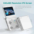 MIYOO Flip V2 Handheld Game Console Players 3.5''IPS Screen Linux System Onion OS Video Game Machine for On-the-Go Entertainment Gamer Gift Gaming