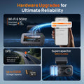 【New】70mai Dash Cam A900 Dual 4K Dual HDR f/1.55 Aperture Supercapacitor Wi-Fi 6 GPS Max 512GB 4G LTE Cloud Car DVR 70mai A900