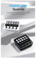 Ajazz AKP05 Mechanical Macro Keyboard Multi-Function Desktop Assistant for Office and Gaming, Easy-to-Use Multimedia Controls