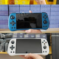 POWKIDDY X55 5.5 INCH Retro Handheld Portable Video Game Consoles Linux System TV HDMI Retro Player 512G 90000 Games PSP PS1Gift