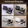 Ultra-Clear Screen Protector for AYN Thor Game Console Upper and Bottom Screen 9H Anti-Scratch Tempered Glass for AYN THOR