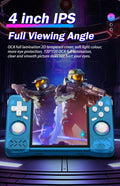 Upgraded XF40H Handheld Game Console, WiFi Online for Multiplayer Preloaded Emulators 4.0 Inch 4KHD IPS Screen Open Source Linux