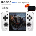 NEW RGB30 Retro Pocket 720*720 4 Inch Ips Screen Built-in WIFI RK3566 Open-Source Handheld Game Console Children's Gifts
