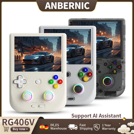 iGameConsole Anbernic Best Retro Handheld Gaming Console 2026 | 10000 Preloaded GBA SNES PS1 Games Plug and Play | Back to School Gift for Kids Adults Dad | 4 Inch IPS Android 64GB Emulator Console | Nostalgic Classic Gaming Childhood Memories