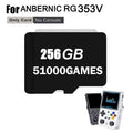 ANBERNIC RG353V RG353VS  TF Card Preloaded Games for 512G 256G 128G 64G  Handheld Game Built in 100000+ Games